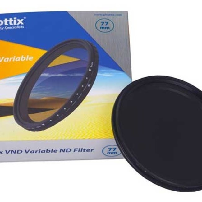 Фильтр Phottix VND Variable Filter 77mm нейтрально серый, регулируемый