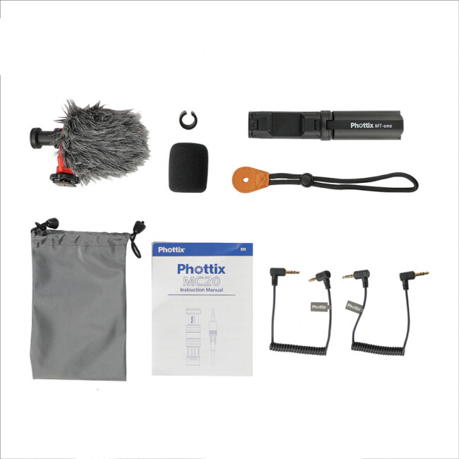 Phottix (99918) MC-20 комплект микрофона с держателем для телефона