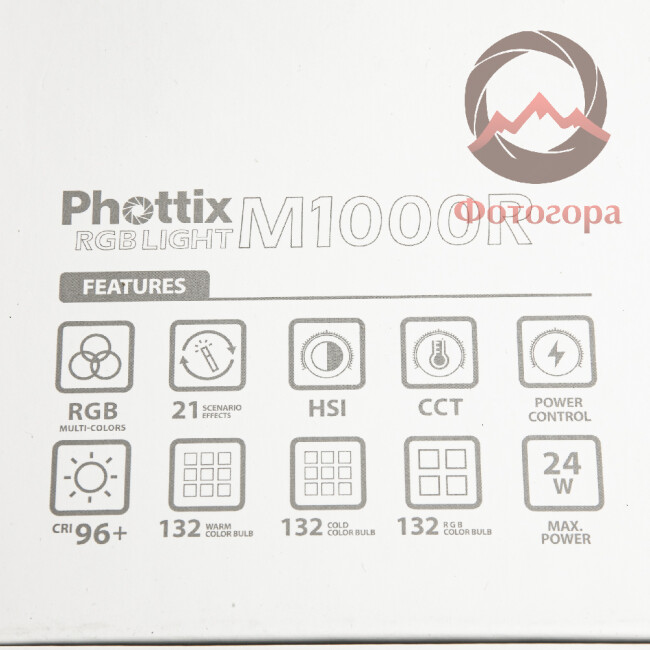 Phottix (81439) M1000R RGB Panel LED Light светодиодная панель